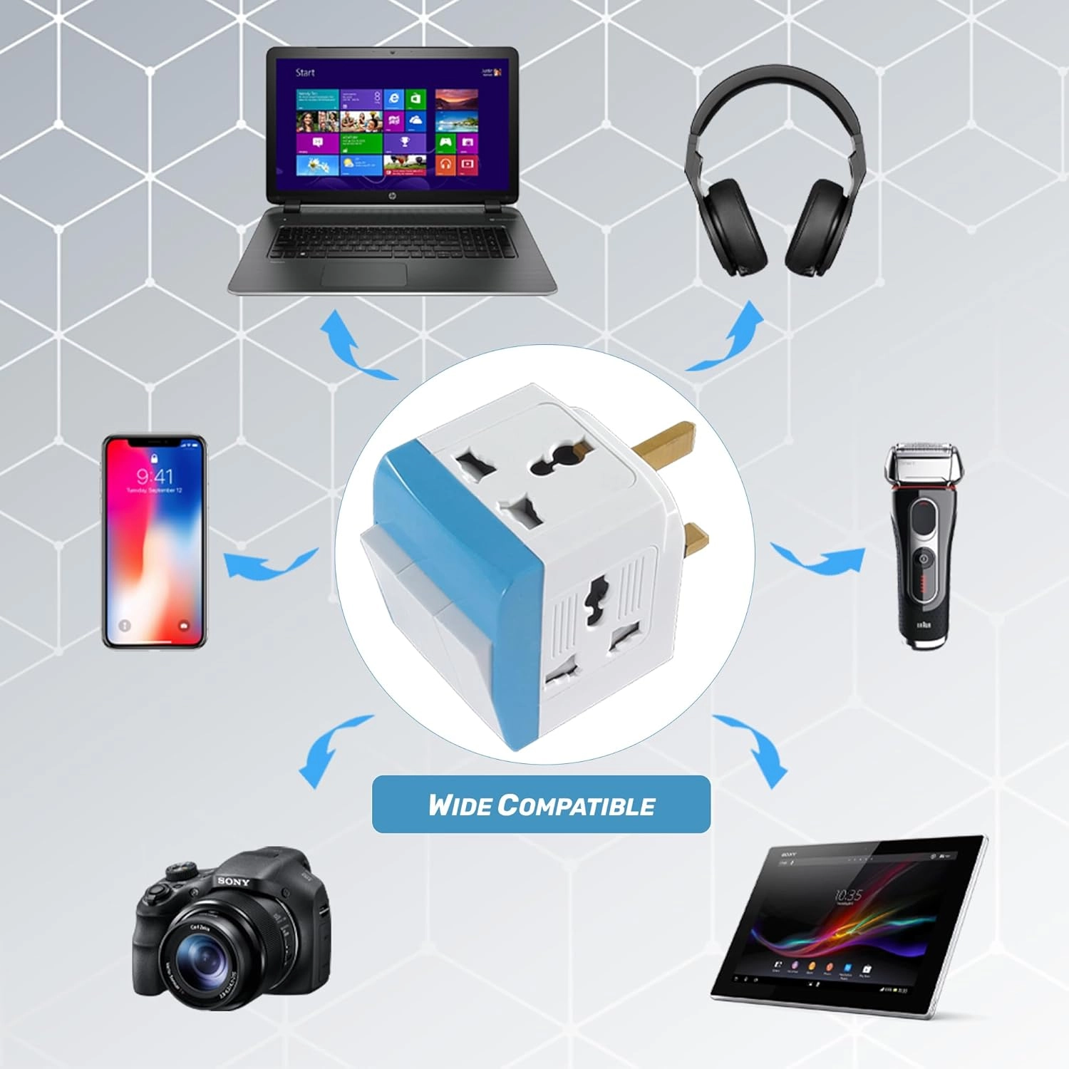 Travel 3way Adapter