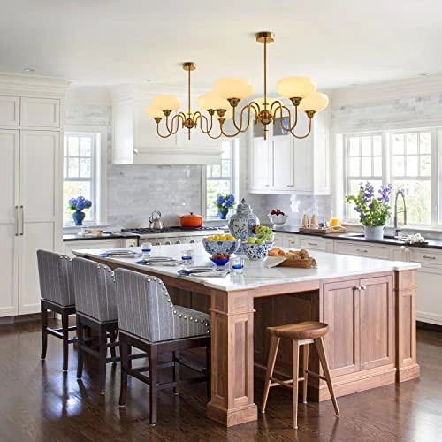 Gold Vintage Chandelier - Not Dimmable