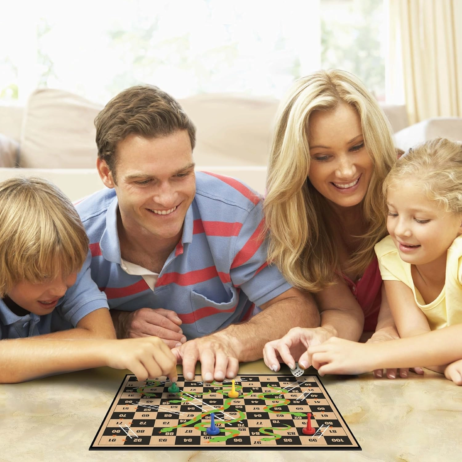 Merchant Classic Games - 2-in-1 Ludo, Snakes & Ladders