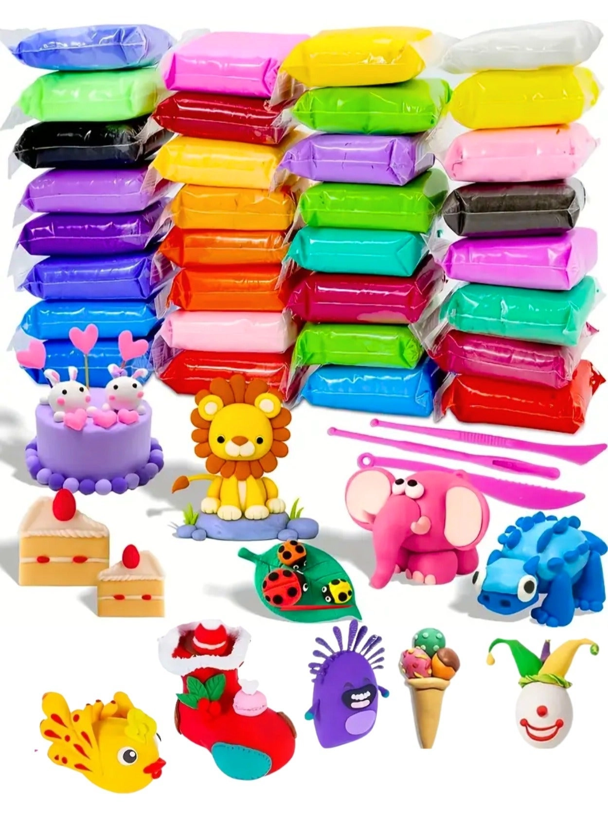 ZedPlay Air Dry Clay - 24 pcs.