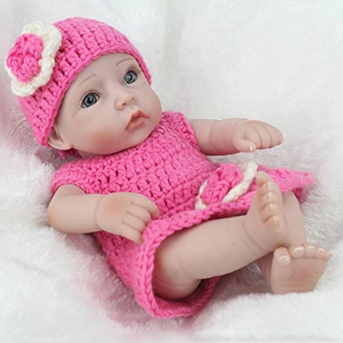 Reborn Baby Doll - 10 inch 25 cm Silicone black skin Ages 3 months+