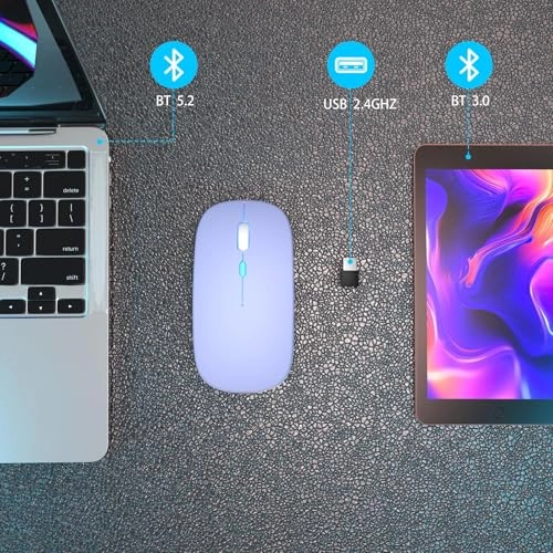 Dual Mode Rechargeable Mouse - Wireless