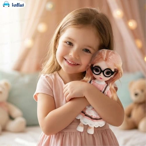 Fashion Doll - Long Hair Glasses Korean Ages 3+