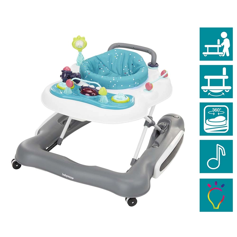 5 in 1 Baby Walker - 6 months Light Blue