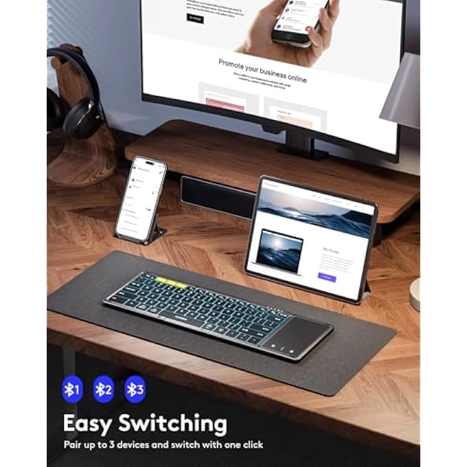 Foldable Bluetooth Keyboard - EN Wireless