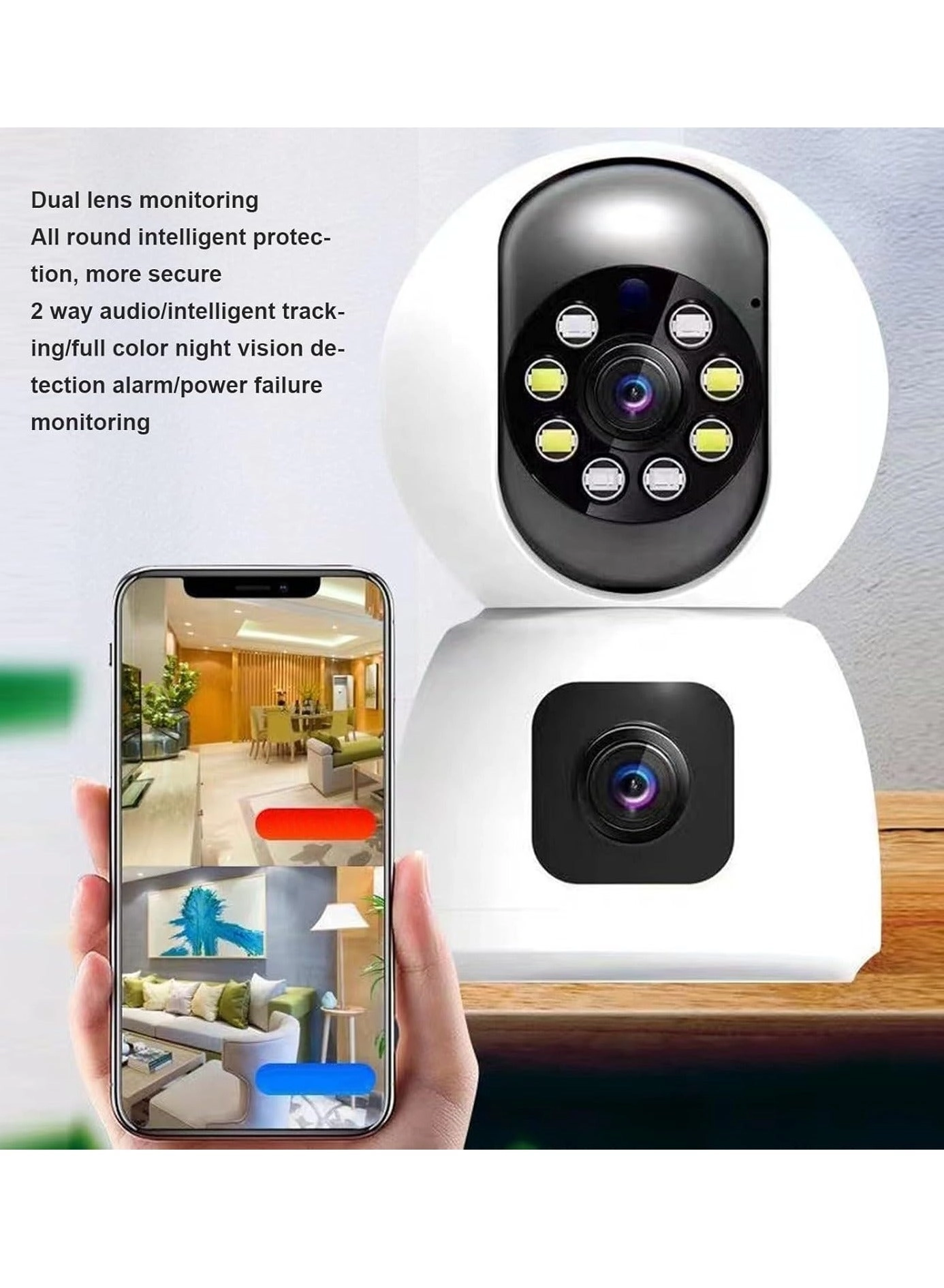 Dual-Lens Indoor Camera 4MP