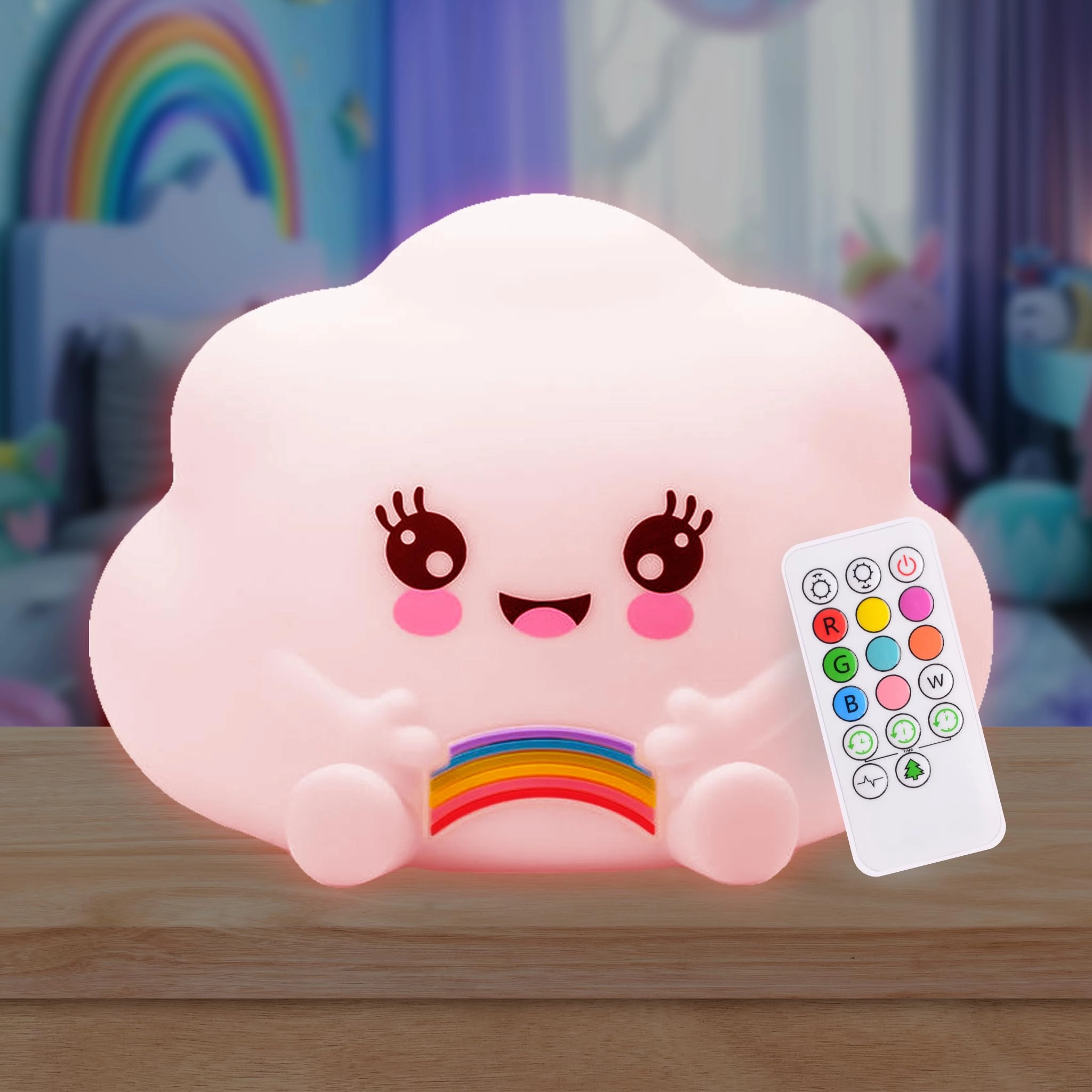 Lumipets Cloud Squishy Night Light - Battery Powered Multicolor