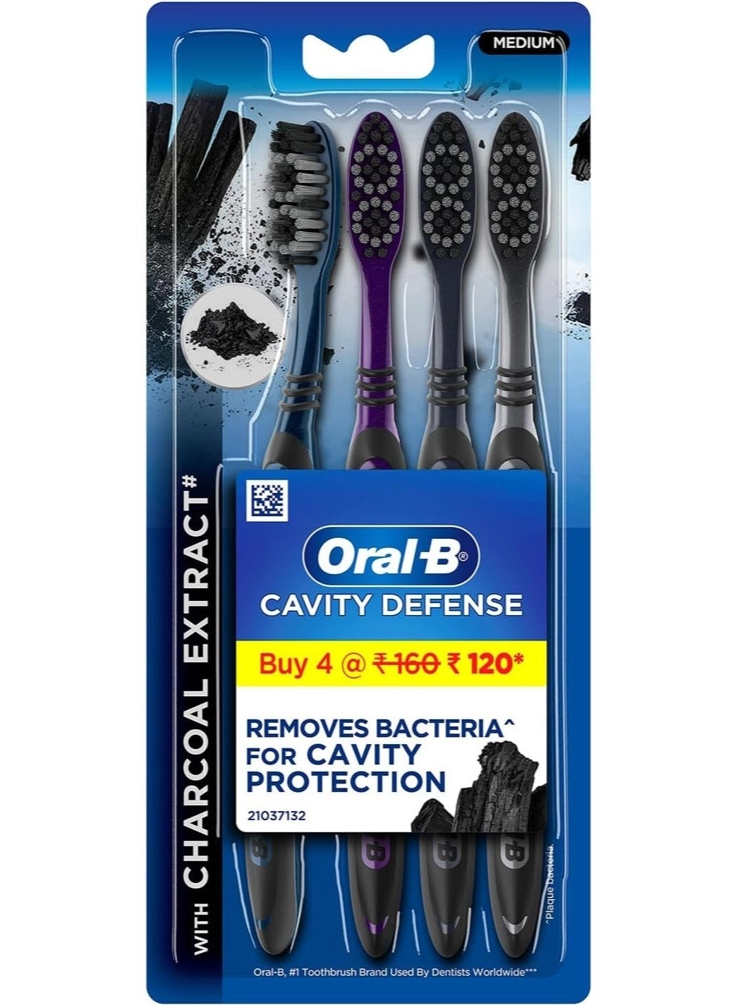 Oral-B Cavity Defense Soft Toothbrush - Soft 4-Piece Pack