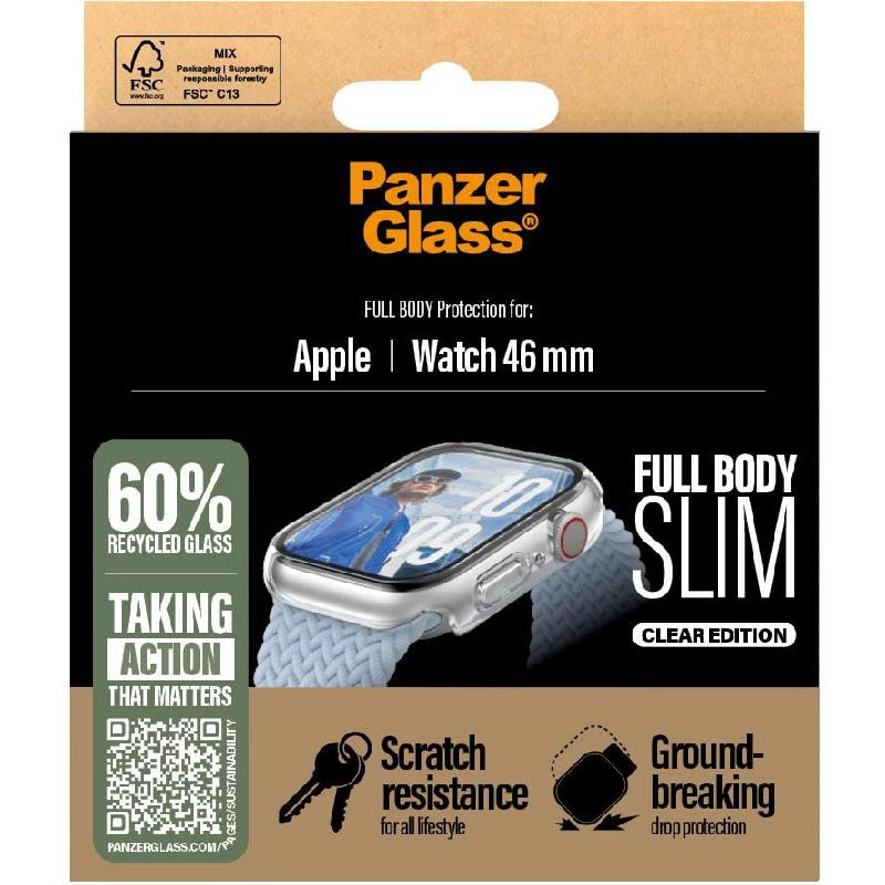 Glass & Thermoplastic Polyurethane Frame & Screen Protector for Apple Watch Ultra 2024