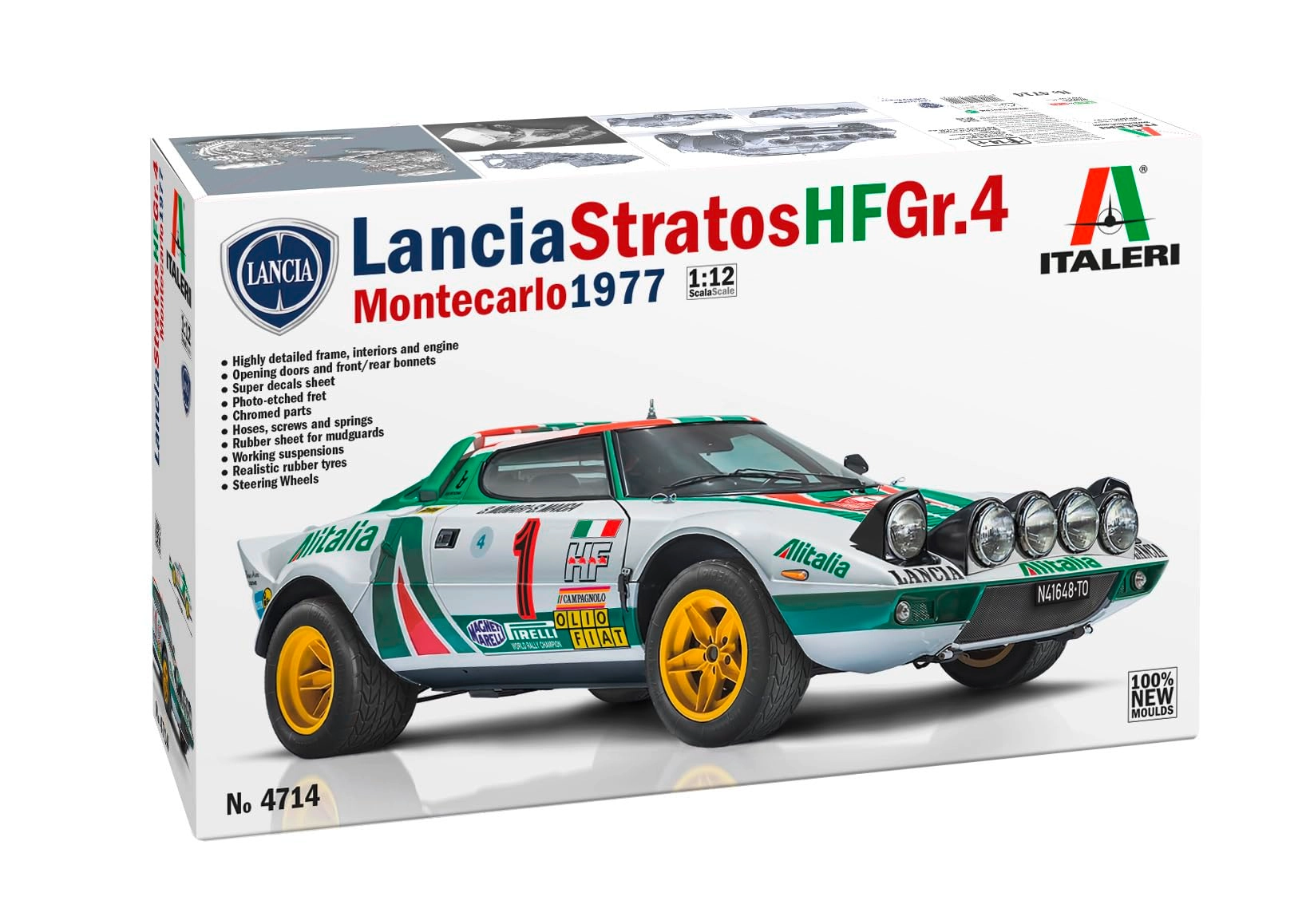 Italeri Lancia Stratos HF Model Kit (4714) - 1:12