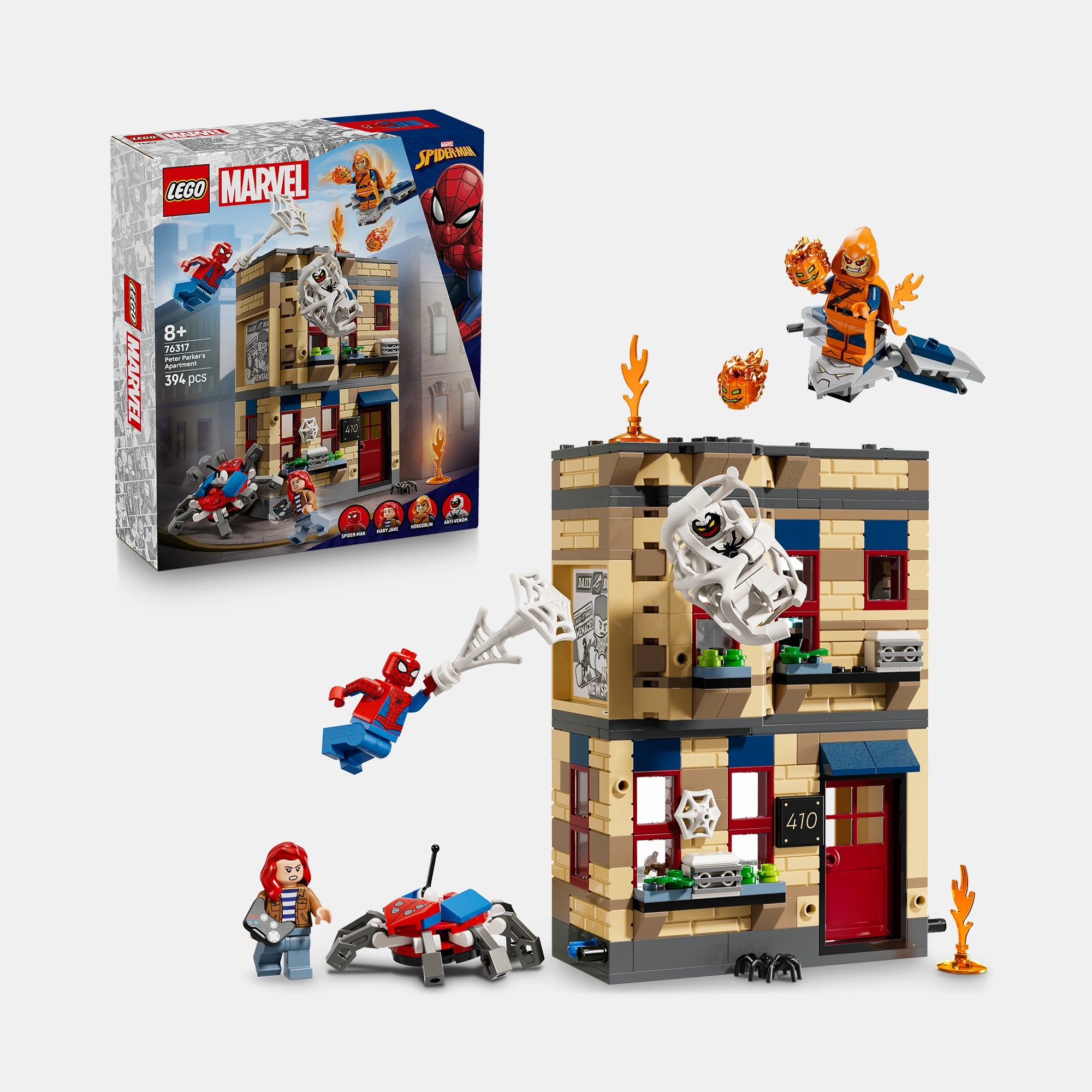 LEGO Peter Parker’s Apartment - Spider-Man 394 pcs