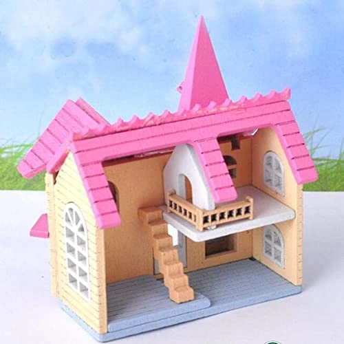 Dollhouse Miniature Attic - Pink 1/12