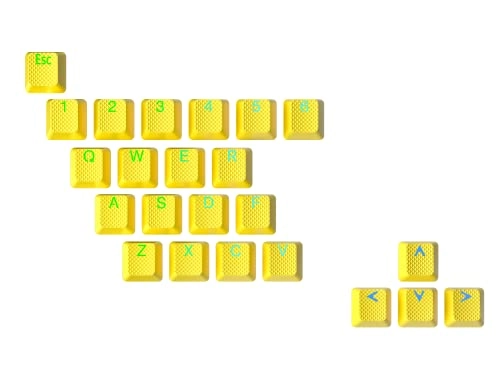 Rubber Keycap Set - OEM Profile Pistachio 23 Keys