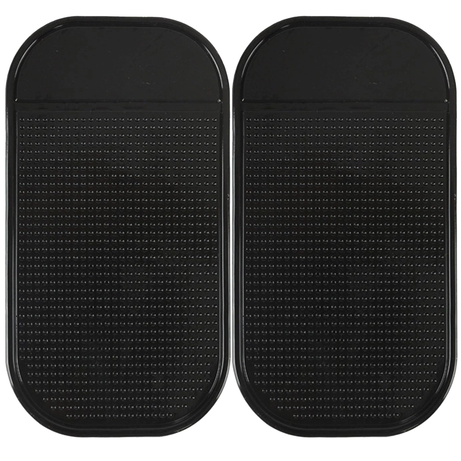 xiaojing0 Non Slip Car Dashboard Mat - 2 Pieces 14.2 x 8.3cm