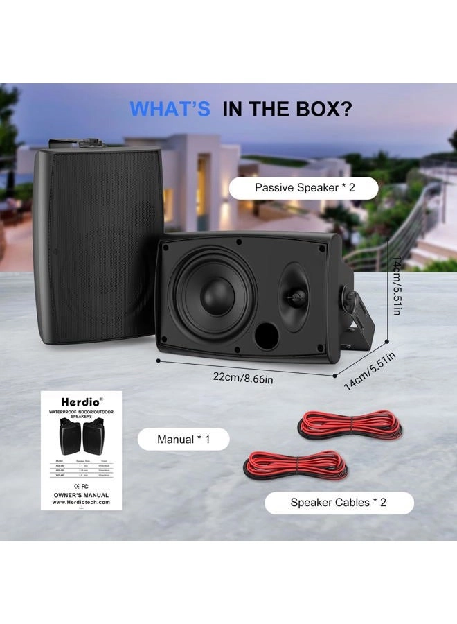 Indoor Outdoor Speakers - 200 Watt