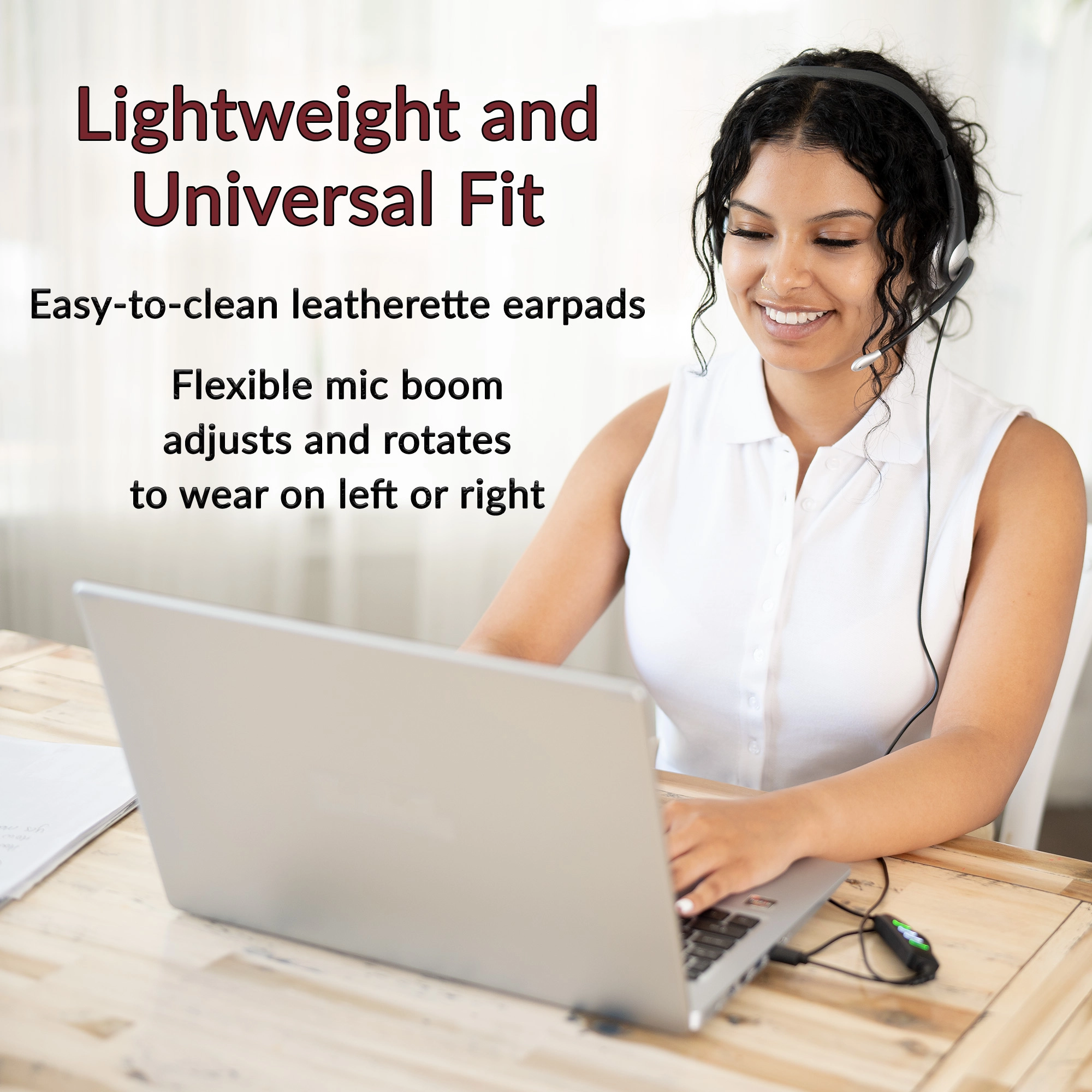 AC-204ENC Wired Headset