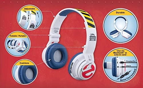 Ghostbusters Kids Bluetooth Headphones Wireless Headphone