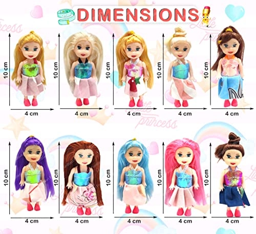 Sparkle Girls - 10 Pcs 10 Cm Multicolor Ages 3+