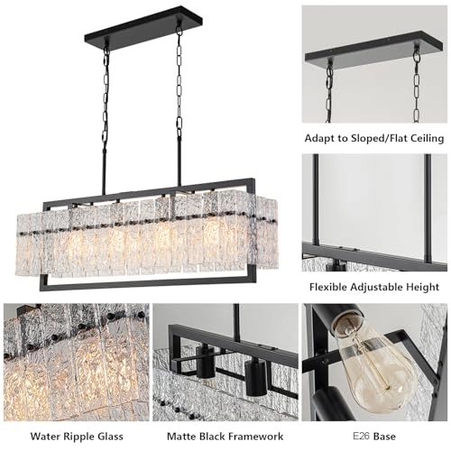 Large Rectangular Chandeliers
