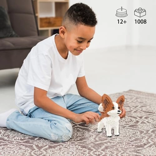 Micro Dog Building Blocks - Papillon 1008 pcs