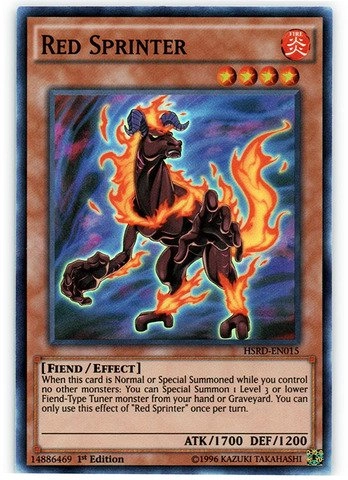 Konami Yu-Gi-Oh! Red Sprinter HSRD-EN015