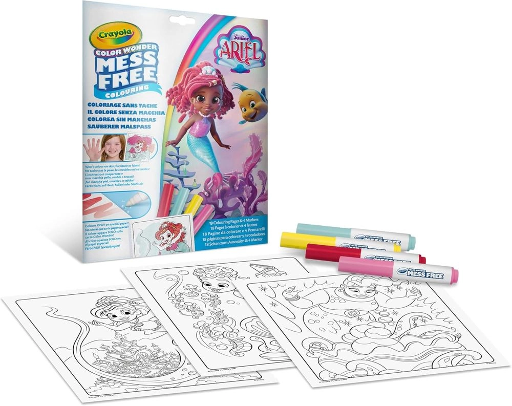 Color Wonder Mess-Free Colouring Set - 22 Pcs 4 Colour Wonder Markers