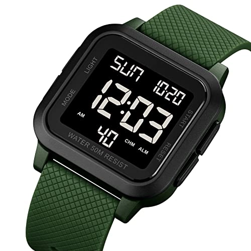 Sport Digital Watch 40mm Acrylonitrile Butadiene Styrene