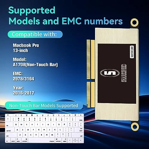 SSD Replacement for MacBook Pro Retina 13" A1708 - 256GB M.2