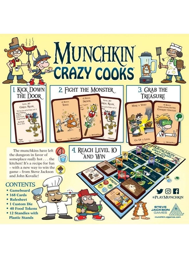 Munchkin Crazy Cooks - Card Game