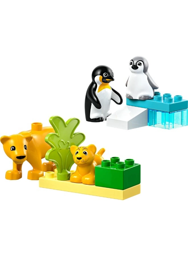 Wild Animal Families: Penguins & Lions (6518545) 10 pcs