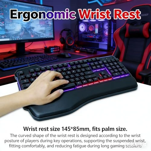 One Handed Gaming Keyboard - Wired