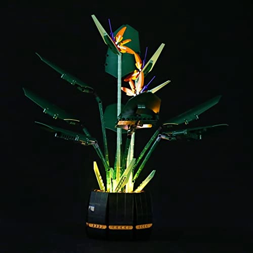 LED Light for Lego Bird of Paradise (10289) - USB lighting kit Green