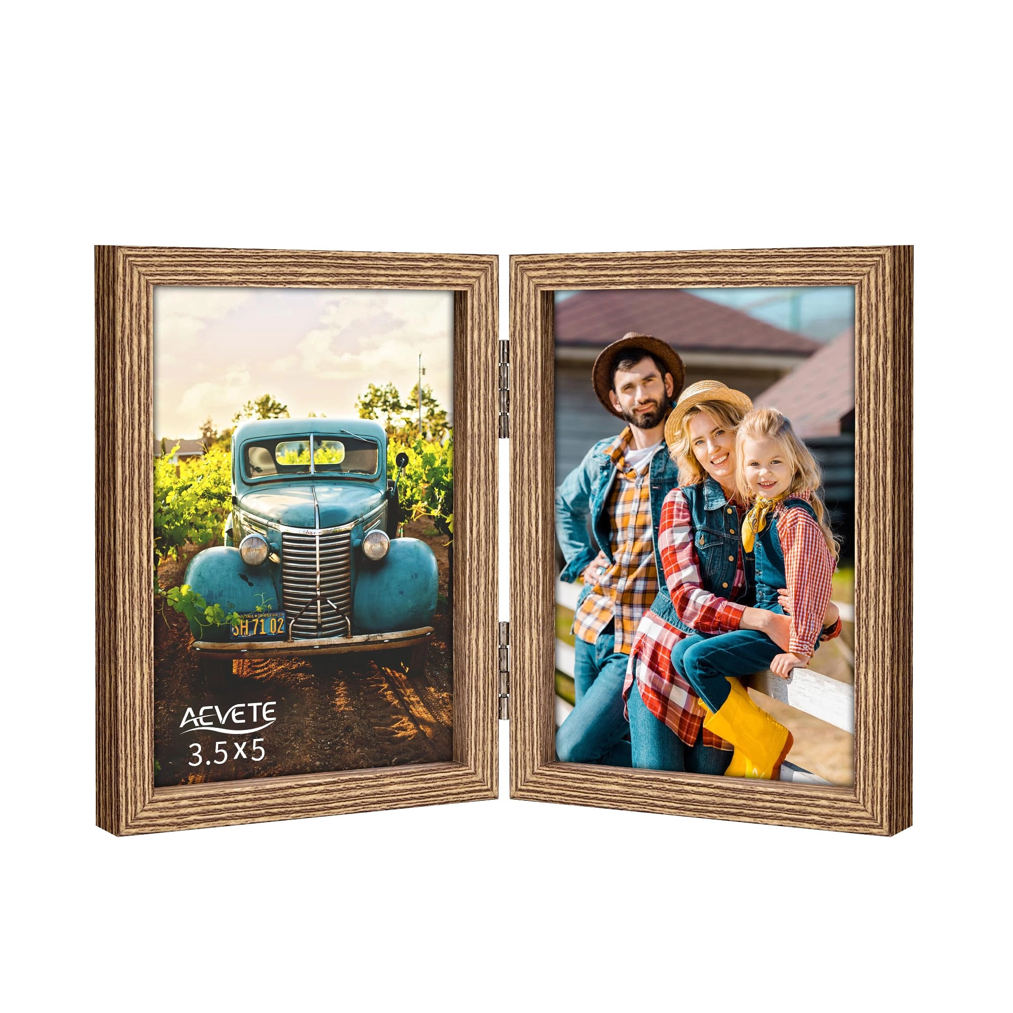Double Picture Frame - 3.5x5 in 2 picture frames