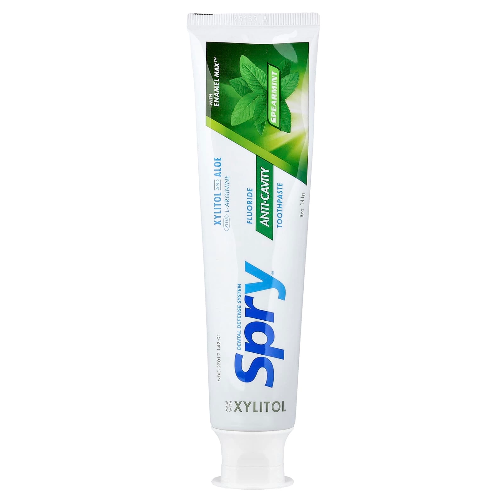 Xlear Spry - Anti-Cavity Fluoride Spearmint Toothpaste 141 g