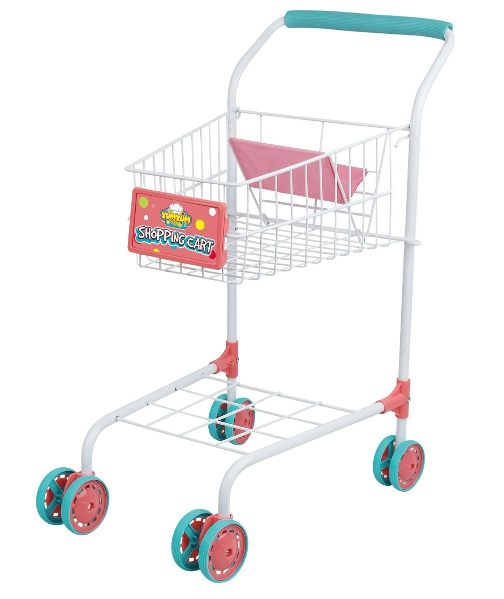 Power Joy Yumyum Metal Shopping Cart - Multi Colour 3+
