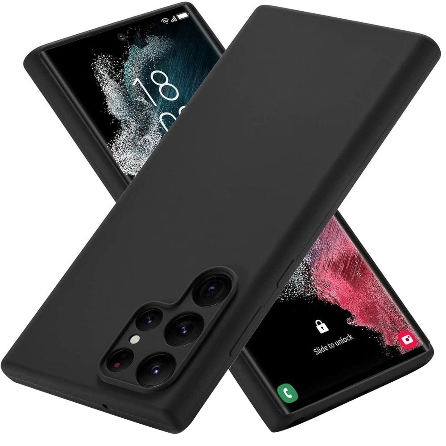 Silicon Magnetic Case for Samsung Galaxy S24 Ultra - Silicon Case Screen Protector