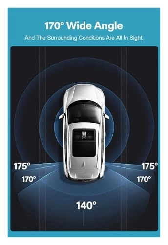 Reverse car rear view camera - Night vision Wired 720 x 540 pixels