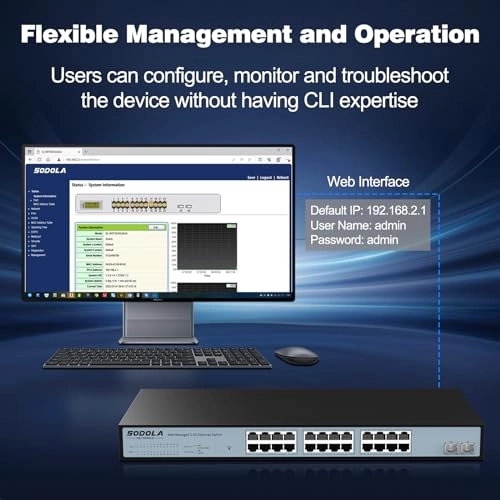 24X2.5G+2X10G SFP+(Managed) - 26-ports