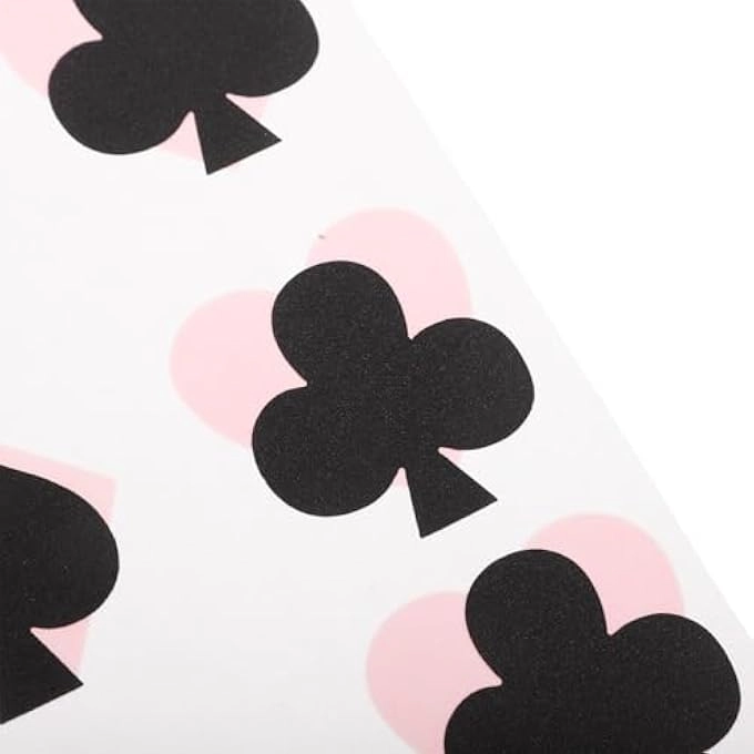 Vintage Playing Cards Stickers - 24 pieces Birthday Wedding Family Party