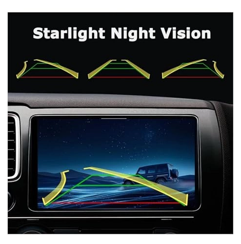 Intelligent Dynamic Trajectory Car Rear View Camera - Night Vision Wire 4K AHD 1080P