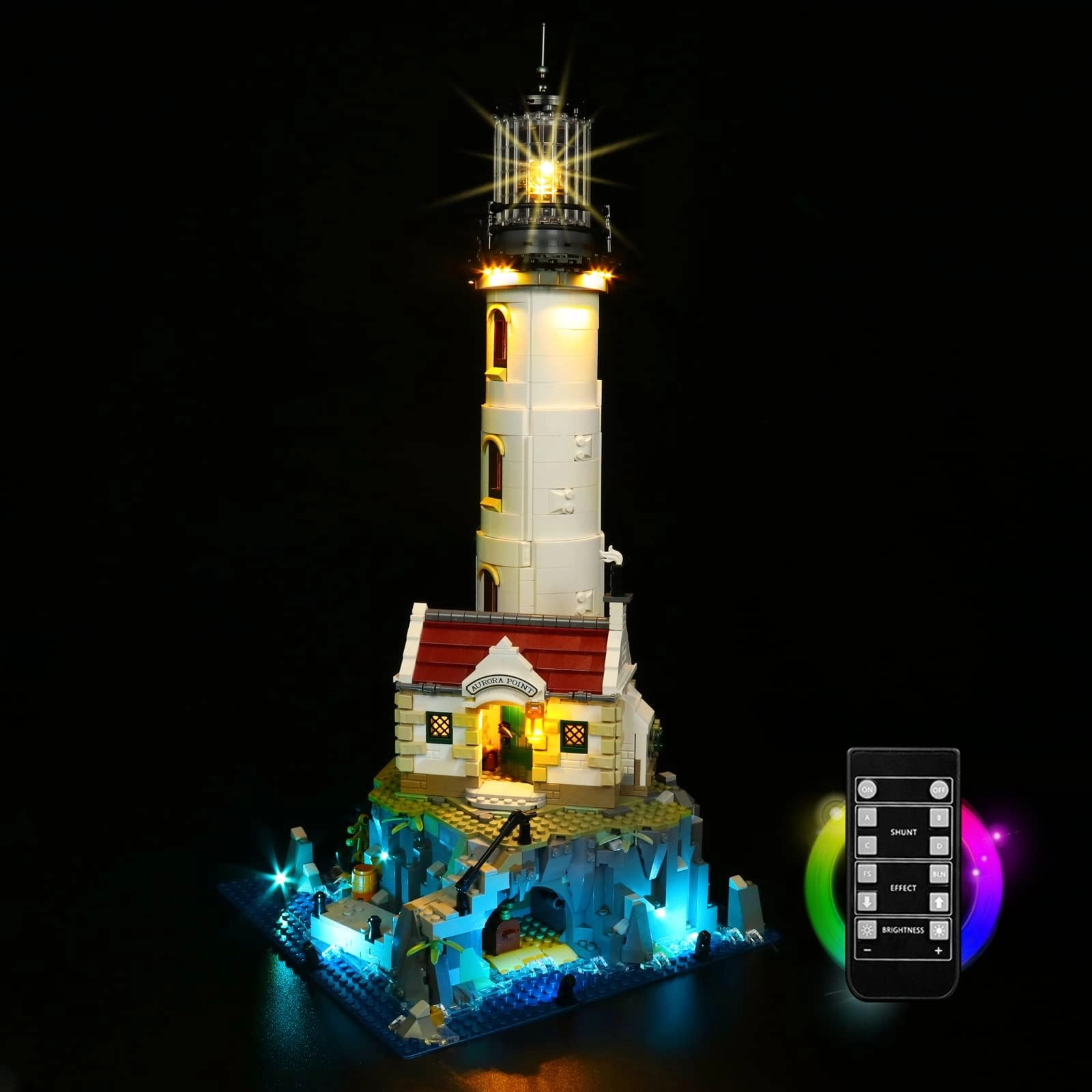 Vonado Led Light Kit for Lego Motorized Lighthouse (21335)
