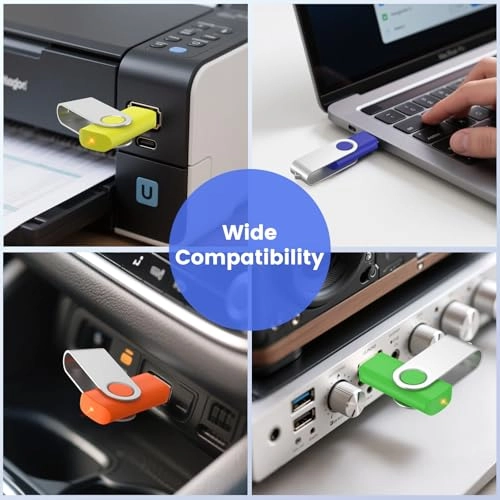 USB Flash Drive - USB 2.0 USB Type A 64GB Pack