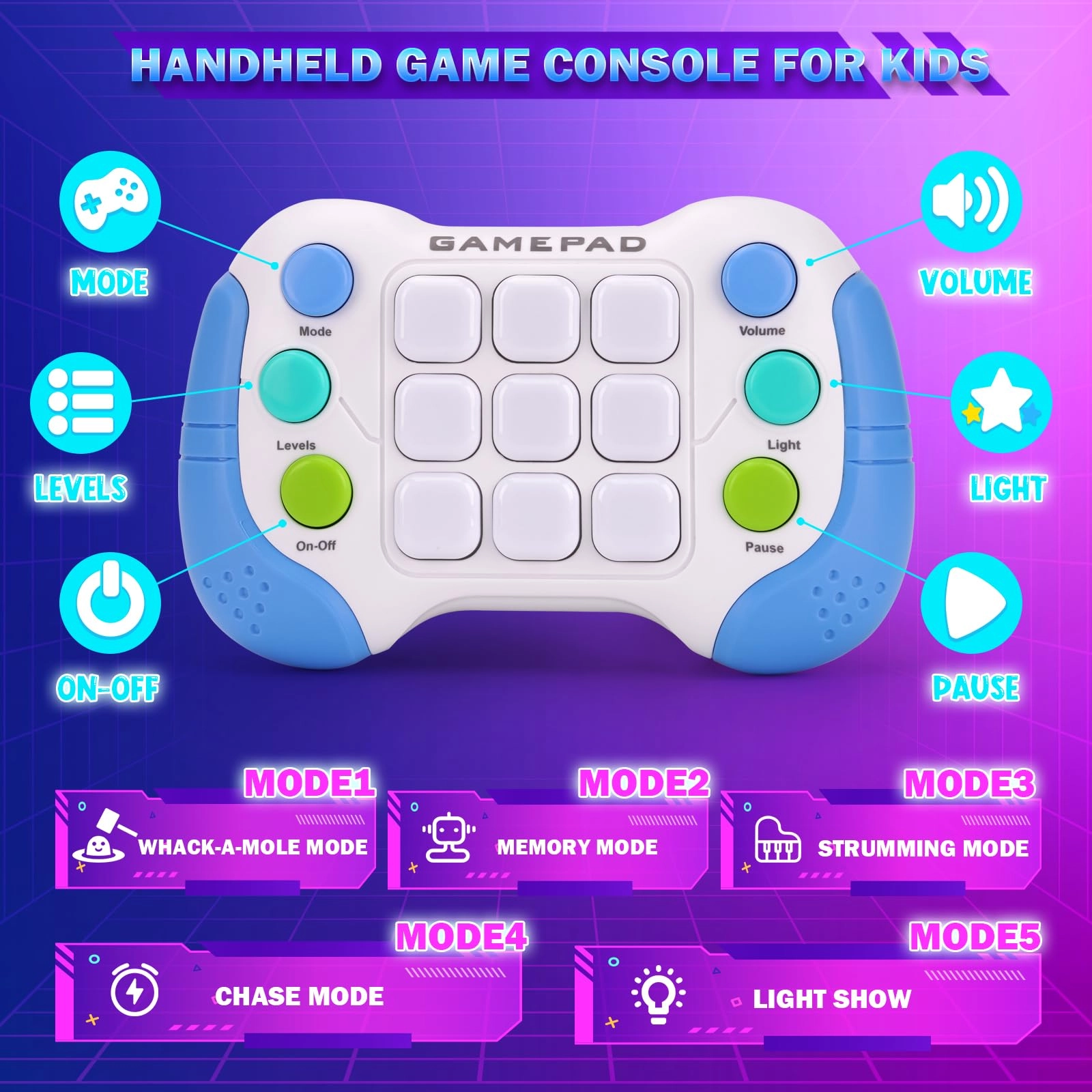 Handheld Game Console - 4-10 years