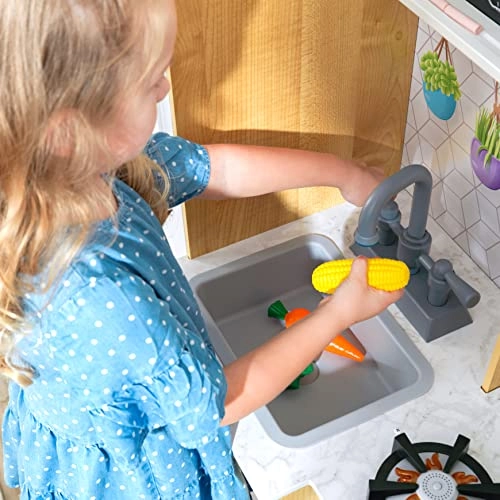 Fresh Harvest Play Kitchen - Wood Lights and Sounds
