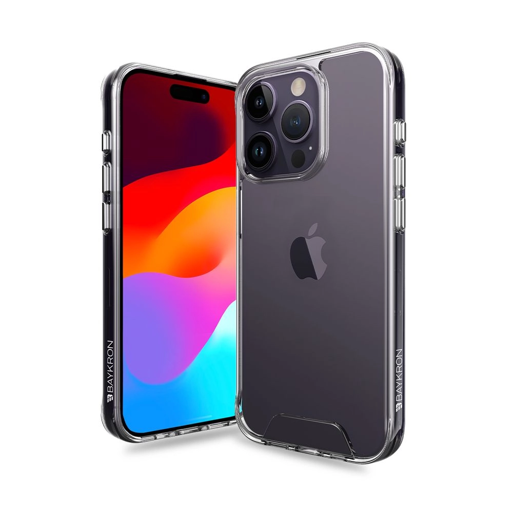 Baykron Smart Slim X Case 6.7" Clear for iPhone 15 Pro Max