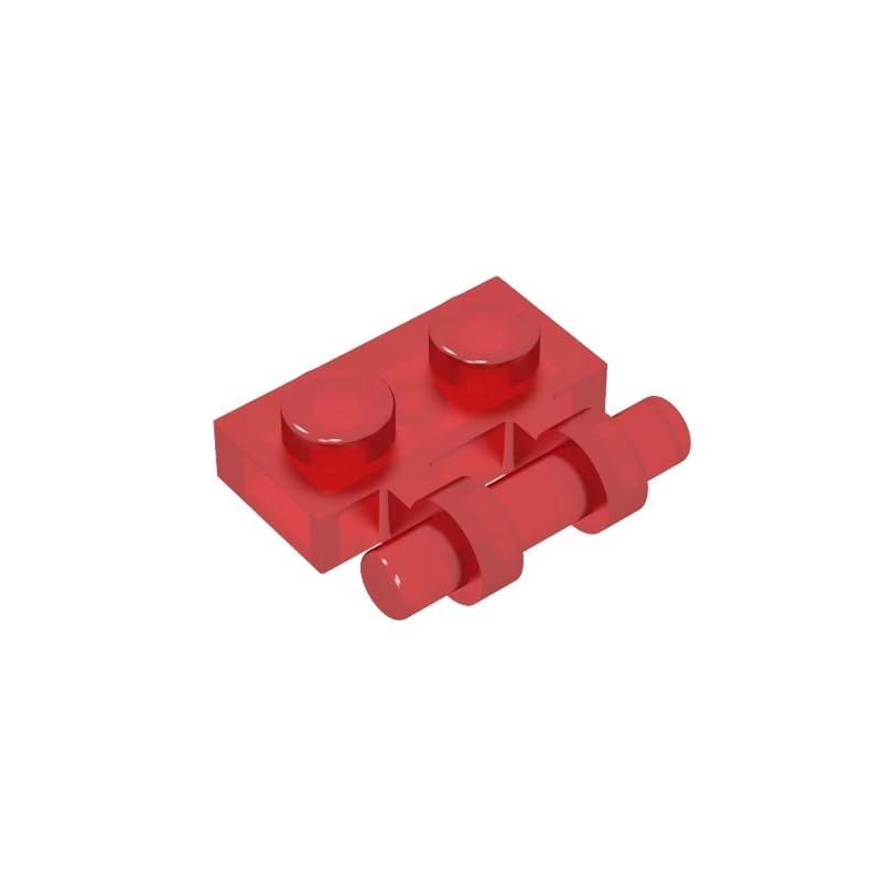 BrickBuddy Plate Special 1 x 2 Side Handle - 50pcs