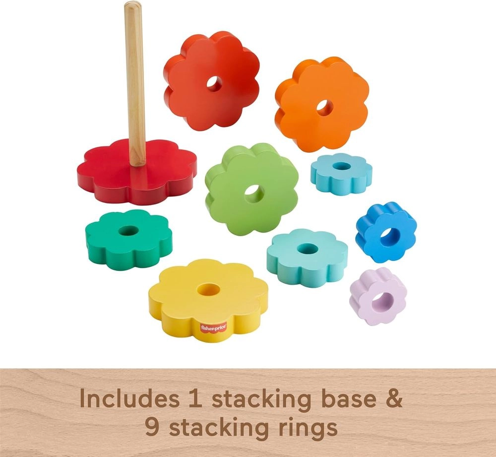 Wooden Ring Stacker - 18 months - 3 years 10 piece(s)