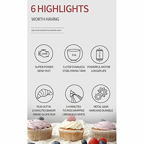 Household Multi-Function Mixer - 5L 1200W