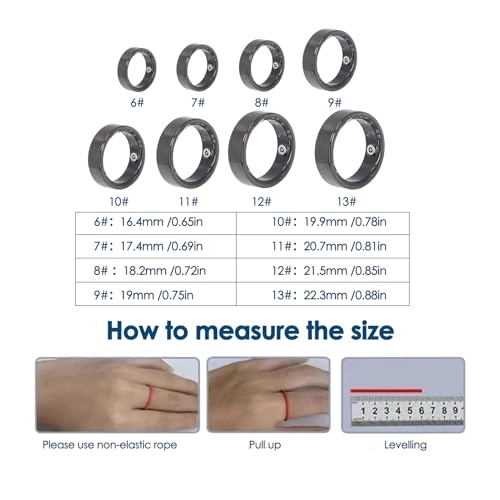 Smart Ring Health Tracker - 22.3mm/0.88inch