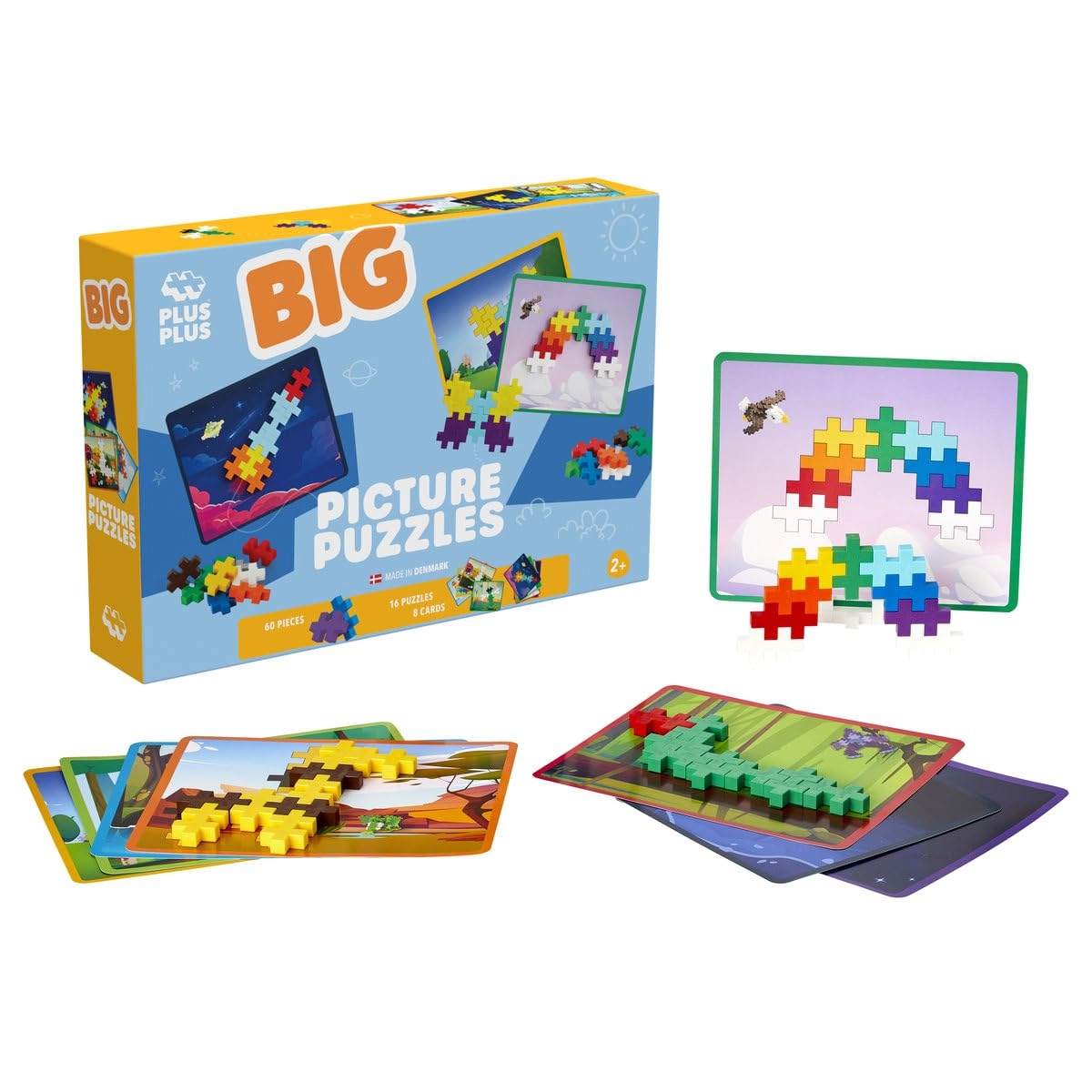 Plus-Plus A/S Big Picture Puzzles - 120 pcs